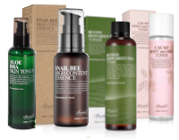 Benton Aloé BHA toner / Benton csiga-méh Skin toner / Benton Deep zöld teás toner / Benton kakaós gyengéd hidratáló toner